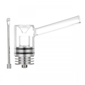 Longmada Motar 510 Thread Glass Mouth Heating Chamber Attachment Quartz Coilless