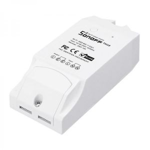 SONOFF&reg; TH10 DIY 10A 2200W Smart Home WIFI Wireless Temperature Humidity Thermostat Module APP Remote Control Switch Socke