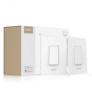 MoesHouse 3 Way WiFi Smart Light Switch Light Fan Control APP Remote Control Works with Alexa And Google Home No Hub Required