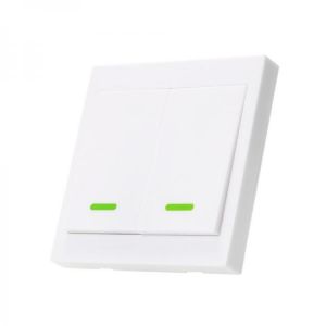 3pcs 2CH Wireless Remote Transmitter Sticky RF TX Smart For Home Living Room Bedroom 433MHZ 86 Wall Panel Works With SONOFF RF/RFR
