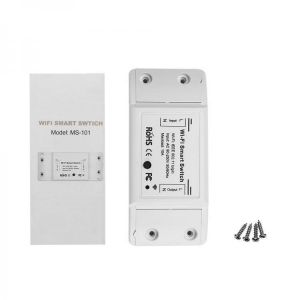 MoesHouse DIY WiFi Smart Light Switch Universal Breaker Timer Smart Life APP Wireless Remote Control Works With Alexa Google Home