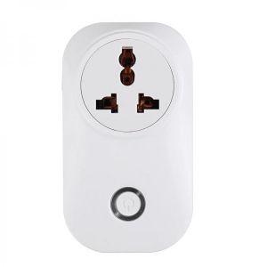AC110-240V 10A IND Standard Smart Socket Work With Amazon Alexa Voice Control WiFi Smart Socket For  South Africa India