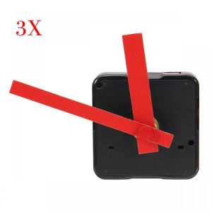 3pcs Silent DIY Quartz Clock Movement Mechanism Mute Hands Repair Tool Parts Kit
