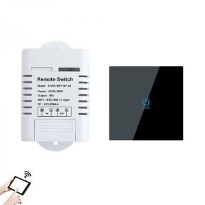 KTNNKG AC85-260V 30A 3000W High Power WIFI Relay Switch 433MHz Receiver Smart Home Gadgets Wireless Remote Control Switch APP Cont
