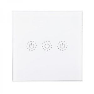 Aodu Tuya Smart Life EU 433Mhz 3 Gang Smart WIFI Light Switch Interruptor Touch Wall Power Switch App Remote Control Intellegent S