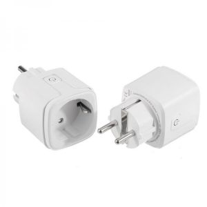 2pcs 15A EU DoHome HomeKit WiFi Smart Plug Home Power Switch Socket Outle 2.4GHzNet Works with Alexa/Google Assistant Timer No Hub