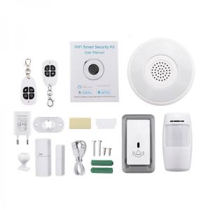 Wireless WiFi Cloud Alexa Smart Home Alarm Kit Gateway by Smart Life Tuya Smart App Control