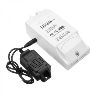 SONOFF&reg; TH10 DIY 10A 2200W Smart Home WIFI Wireless Temperature Humidity Thermostat Module APP Remote Control Switch Socke
