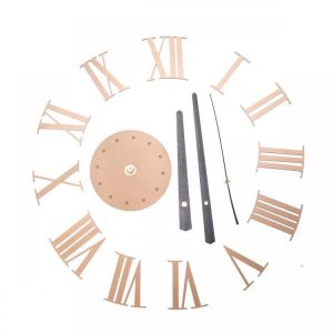 DIY 3D Large Number Mirror Wall Clock Sticker Decor for Home Office Kids Room