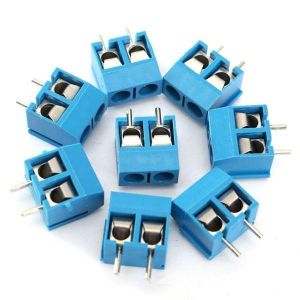 20pcs 2 Pin Plug-In Screw Terminal Block Connector 5.08mm Pitch