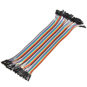 40pcs 20cm Female to Female Jumper Cable Dupont Wire For