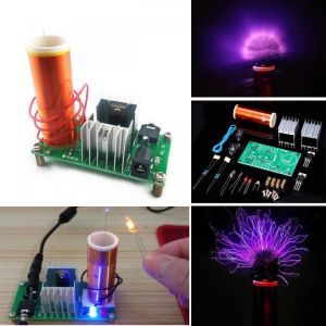 Geekcreit&reg; DIY Mini Tesla Coil Module Unassembled 15W DC 15-24V 2A Plasma Speaker Electronic Kit