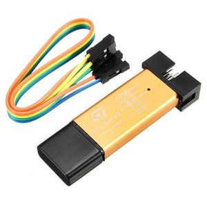 Geekcreit&reg; 3.3V 5V XTW ST-LINK V2 STM8 / STM32 Simulator Programmer Downloader Debugger 500MA Fuse Short Circuit Protectio