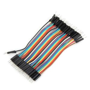 40pcs 10cm Male To Male Jumper Cable Dupont Wire For