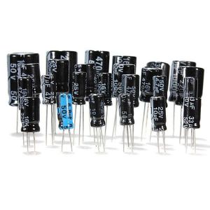 Geekcreit&reg; 1uF-2200uF 125pcs 25 Values Electrolytic Capacitors Assorted Kit Set