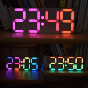 Geekcreit&reg; Large Size Rainbow Color Digital Tube DS3231 Clock DIY Kit