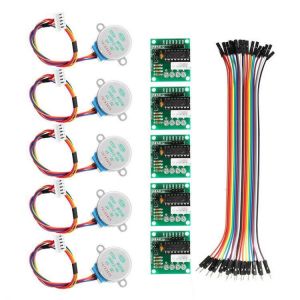 Geekcreit 5Pcs 5V Stepper Motor With ULN2003 Driver Board Dupont Cable