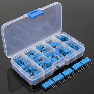 Geekcreit&reg; 10 Value 100pcs 100&Omega;~1M&Omega; Trimmer Resistor Trim Pot Potentiometer Kit