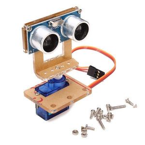 Smart Robot Acrylic Mounting Servo Bracket For Ultrasonic Ranging Module Analog Servo