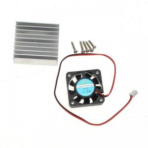 Original Hiland Heat Sink + Cooling Fan + Mounting Screws Kit For 0-30V 0-28V Universal Power Supply