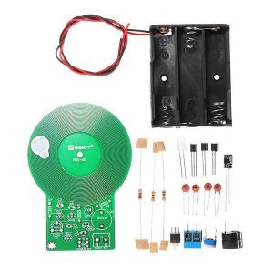 EQKIT&reg; DIY Metal Detector Kit Electronic DIY Soldering Practice Board