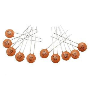 300pcs 30 Values 50V 2PF-0.1UF Ceramic Capacitor Assorted Kit Electronic Component Assortment Set 10pcs Each Value