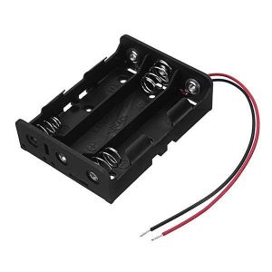 New Version DC 11.1V 3 Slot 3 Series 18650 Battery Holder High Quality Battery Box Battery Case With 2 Leads And Spring CE RoHS Ce