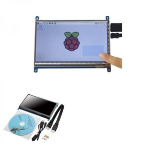 Geekcreit&reg; 7 Inch 1024 x 600 HD Capacitive IPS LCD Display 5 Point Touch Screen Support Raspberry pi / Banana Pi / Beagleb