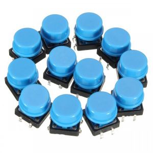 20Pcs Tactile Push Button Switch Momentary Tact Caps