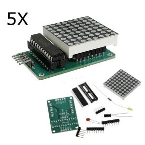 shopping אלקטרוניקה וערכות עשה זאת בעצמך 5Pcs MAX7219 Dot Matrix Module DIY Kit SCM Control Module For