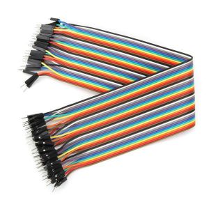 40pcs 30cm Male To Male Jumper Cable Dupont Wire For