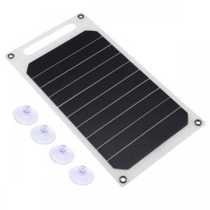 Excellway&reg; 5V 10W Portable Solar Panel Slim &amp; Light USB Charger Charging Power Bank Pad