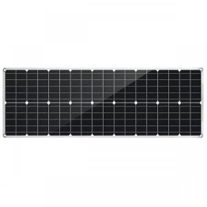 80W PET Flexible Dual USB Solar Panel DC Output Battery Charger Roof Boat Car