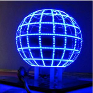 Geekcreit&reg; DIY Spherical Rotating LED Kit POV Soldering Training Kit