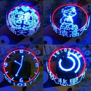 Geekcreit&reg; DIY Rotating LED Kit POV Soldering Training Kit Upgraded Version