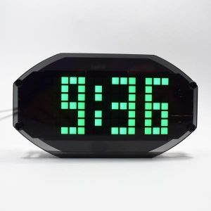 Geekcreit&reg; DIY Black Mirror LED Matrix Desktop Alarm Clock Kit With Temperature Display Holiday And Birthday Remind Functi