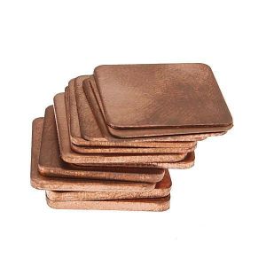 Laptop GPU CPU Copper Heat Sink Pad Shim 15x15mm 6 Size