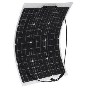 50W 18V Monocrystalline Flexible ETFE Solar Panel For Home Car Boat