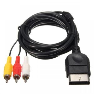 shopping משחקי וידאו וציוד 1.8m 6ft Composite AV Audio Video Cable Component Cord RCA for XBOX Classic One