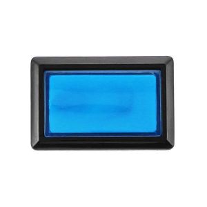 50x33MM Rectangle Red Blue Green Yellow White LED Push Button for Arcade Game Console Controller DIY