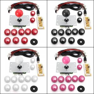 Game DIY Arcade Set Kits Replacement Parts USB Encoder to PC Joystick and Buttons