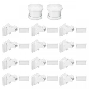 12pcs Lock+2 Key Magnetic Child Lock Baby Safety Baby Protection Cabinet Door Lock Kids Drawer Locker Security Invisible Locks