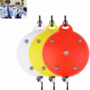 Random Color Emergency Siren Alarms Round Electronic Personal Safety Loud Panic Security Keychain Alarm Anti-Rape Anti-Attack Sens