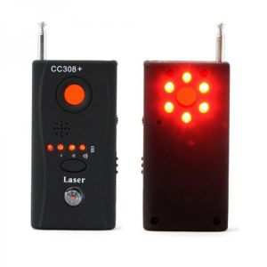 Wireless RF Signal Detector CC308 Multi Function Camera Bug GSM Alarm System WiFi GPS Laser 1MHz-6.5GHz Range Adjustable Sensitivi
