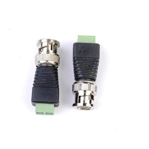 shopping אבטחה והגנה 2pcs Coax CAT5 BNC Video Balun Connector for Security Camera System