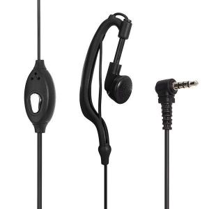 3.5mm Hands Free Earphone for Zastone ZT-2R Walkie Talkies Black