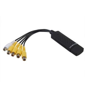 shopping אבטחה והגנה Easycap 4 Channel DVR CCTV Camera Audio Video Adapter Recorder