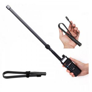Tactical Antenna SMA-Female Dual Band VHF UHF 144/430Mhz for Baofeng UV-5R/82