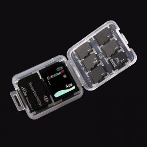 shopping צילום ומצלמות Memory Card Storage Box Case Organizer for 1xSD Card 6xMicro SD Card 1xMemory Stick