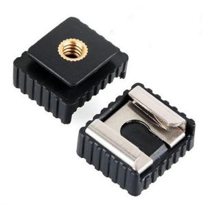 shopping צילום ומצלמות SC-6 Metal Hot Shoe Mount Adapter To 1/4 Inch Screw Thread For Studio Flash Light Tripod